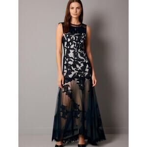 Baby Online Womens Dress Small Lace Mesh Mermaid Party Wedding Guest Formalwear